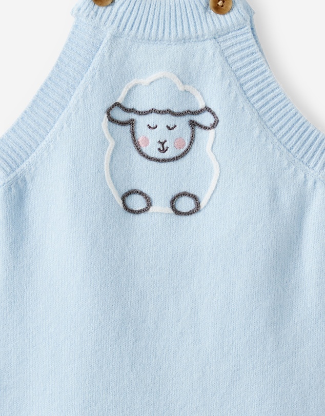 Cotton On Kids - Baby Organic Blend Knit Dungaree