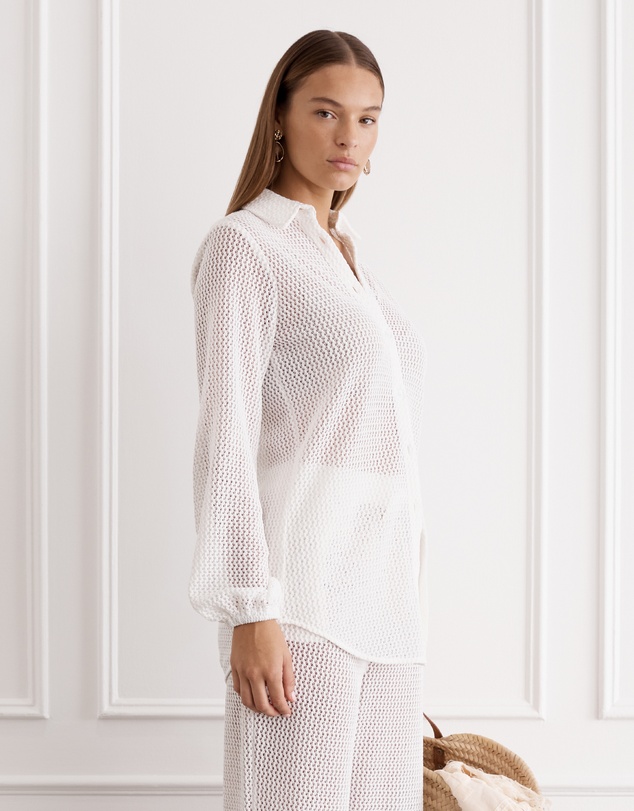 Aqua Blu Australia - Blanc Odilia Beach Shirt
