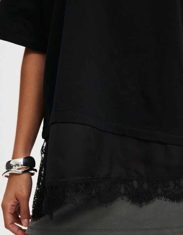 Cotton On - Satin Layered T-Shirt