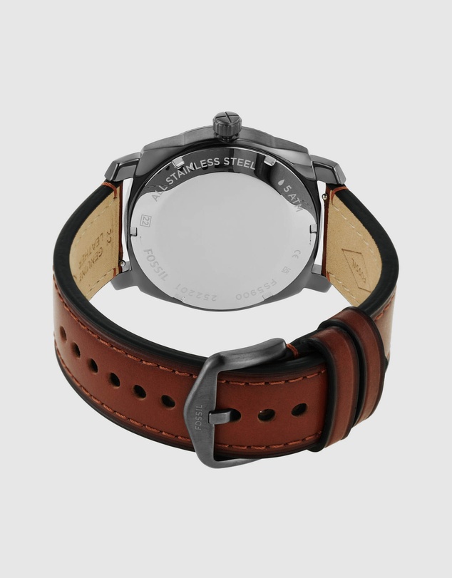 Fossil - Fossil Machine Brown Watch FS5900