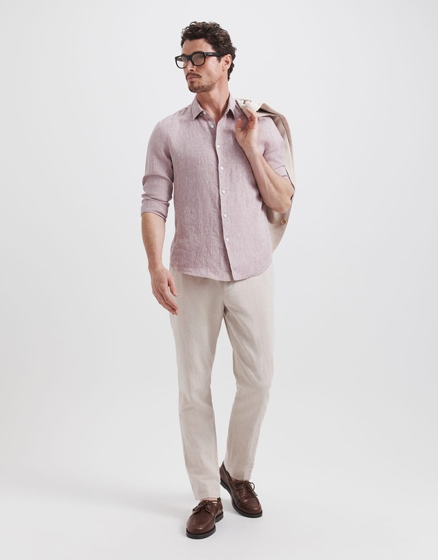 SABA - Anderson Classic Yarn Dyed Linen Shirt