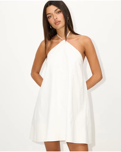 Dazie - Cosmopolitan Halter Mini Dress