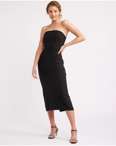 Review - Barcelona Strapless Midi Dress