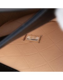 Pre-Loved by Azura Reborn - Pre-Loved Mini CC Quilted Shiny Calfskin Round Moon Messenger Flap