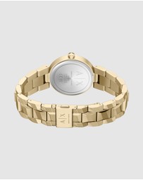Armani Exchange - Gold Tone Analogue Watch