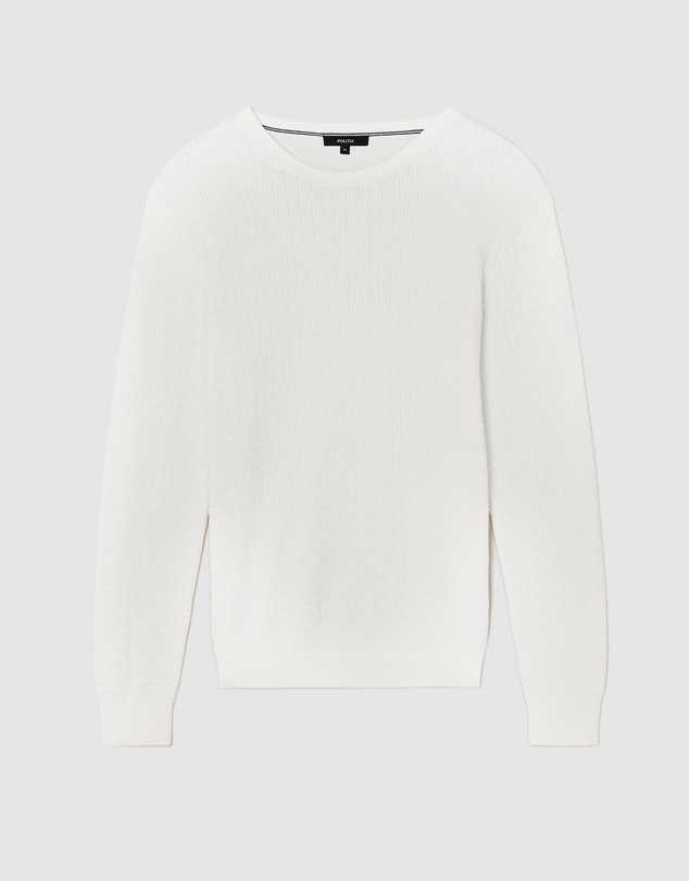 Politix - Elvin Geo Textured Crew Knit