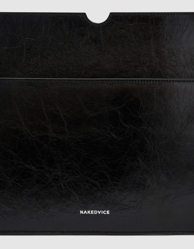 Nakedvice - The Bass Black Silver Laptop Sleeve