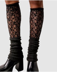 High Heel Jungle - Lace Knee Socks