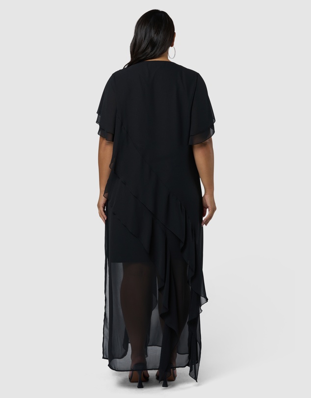 Sunday In The City - Forbidden Feline Maxi Dress