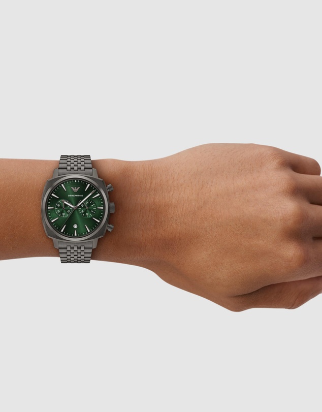 Emporio Armani - Gunmetal Chronograph Watch