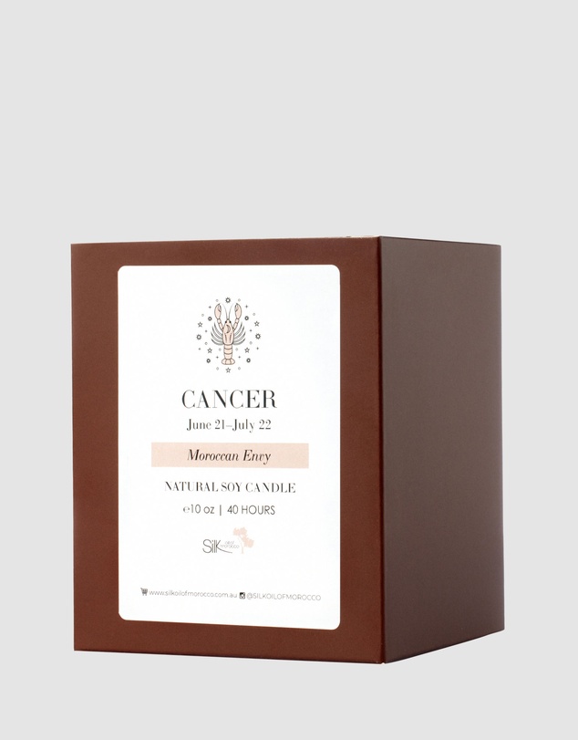 Silk Oil of Morocco - Cancer Amber Natural Soy Candle