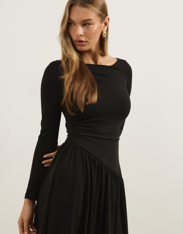 Atmos&Here - Rae Long Sleeve Maxi Dress