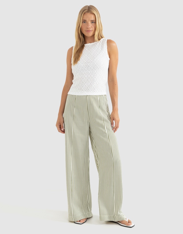 Rhythm - Cove Stripe Wide Leg Pants