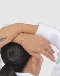 Elli Jewelry - Bracelet Heart Infinity 925 Sterling Silver Rosegold
