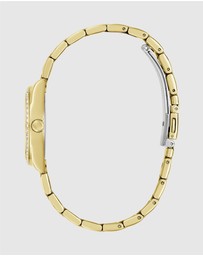 GUESS - Guess Gents and Ladies Set - Connoisseur Two Tone Gents & Mini Luna Gold Tone