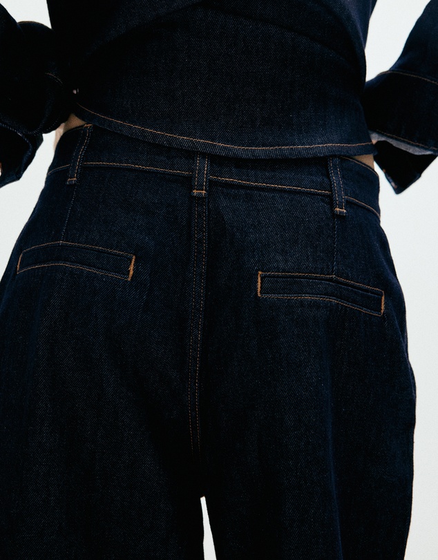 M.N.G - Straight Fit Pleat Bermuda Shorts