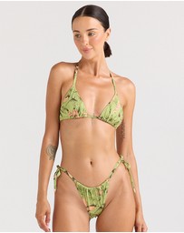 Poolside Paradiso - Tropico Slide String Tie Bikini Bottom - Margarita