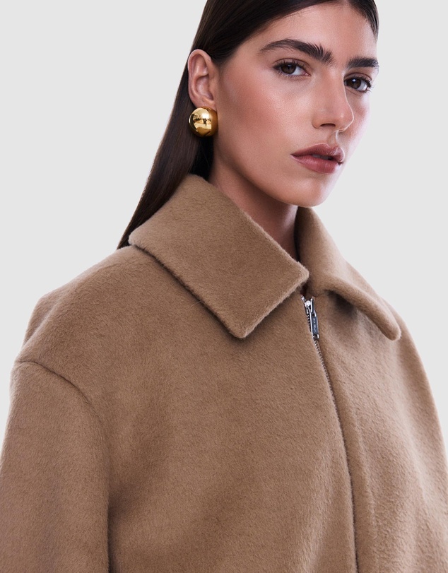 ENA PELLY - Maeve Wool Blend Bomber