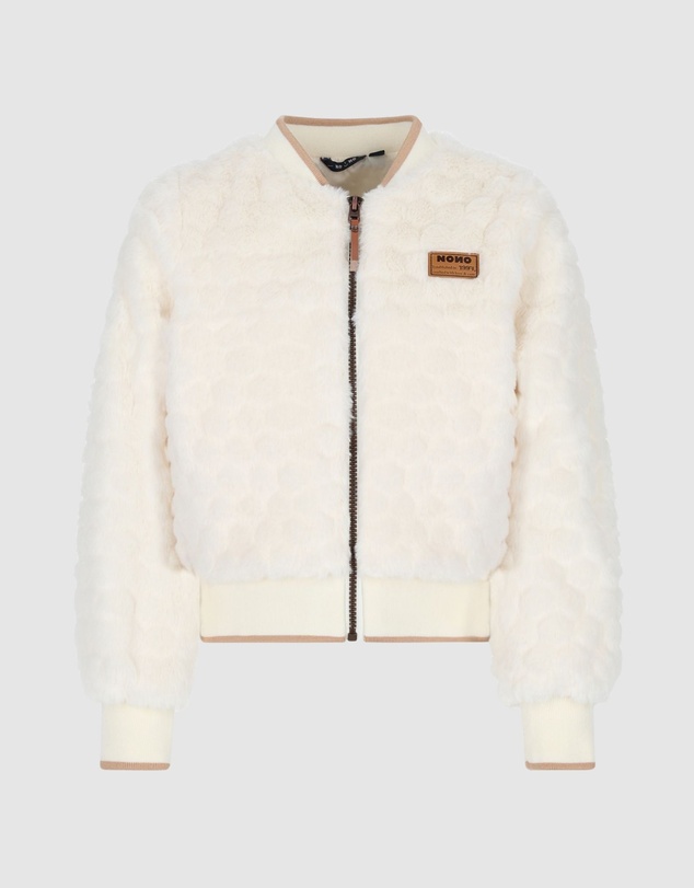 NONO - Doris Faux Fur Bomber Jacket - Kids-Teens