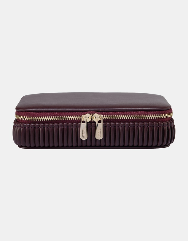 Wolf - Wolf Bella Travel Zip Case Bordeaux