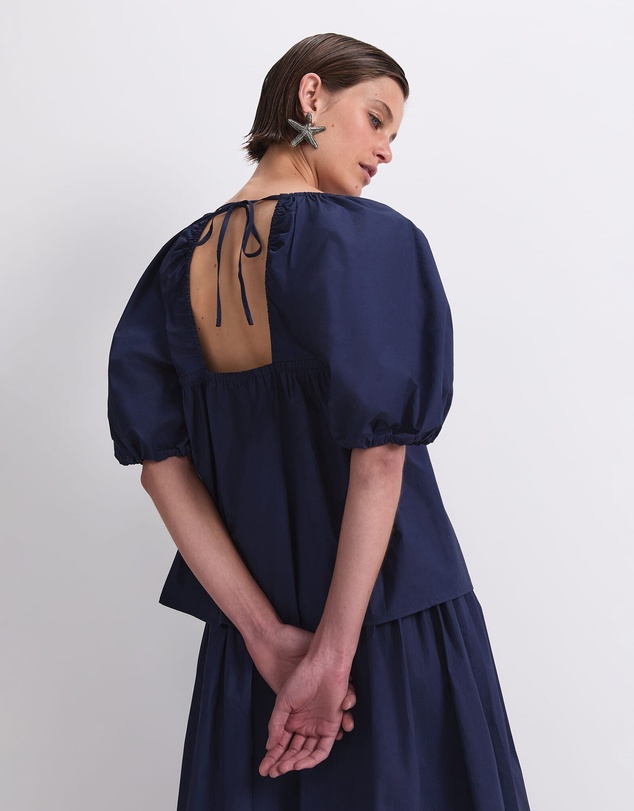 Sportscraft - Nila Tie Half Sleeve Blouse