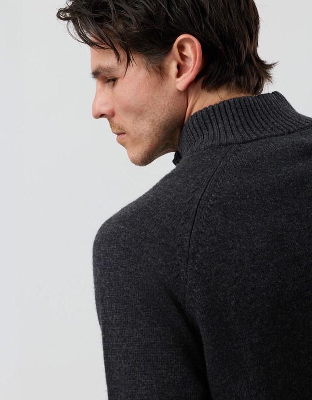 Wayver - Half Zip Wool Blend Knit