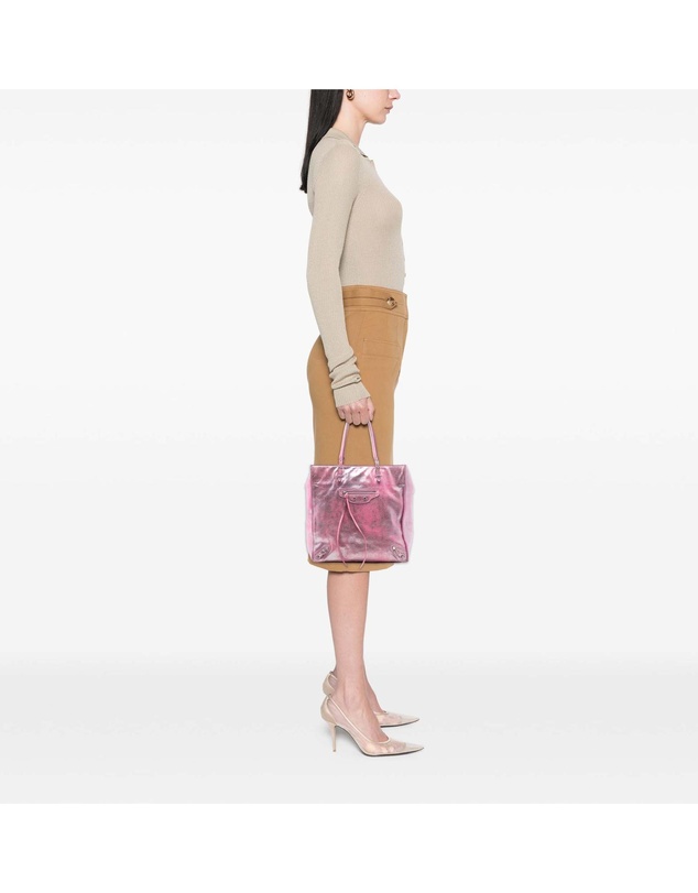 Pre-Loved by Azura Reborn - Pre-Loved Metallic Leather Papier A5 Tote