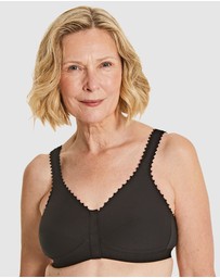 Royce Lingerie - Comfi Cotton Wirefree Press Stud Front Open Bra