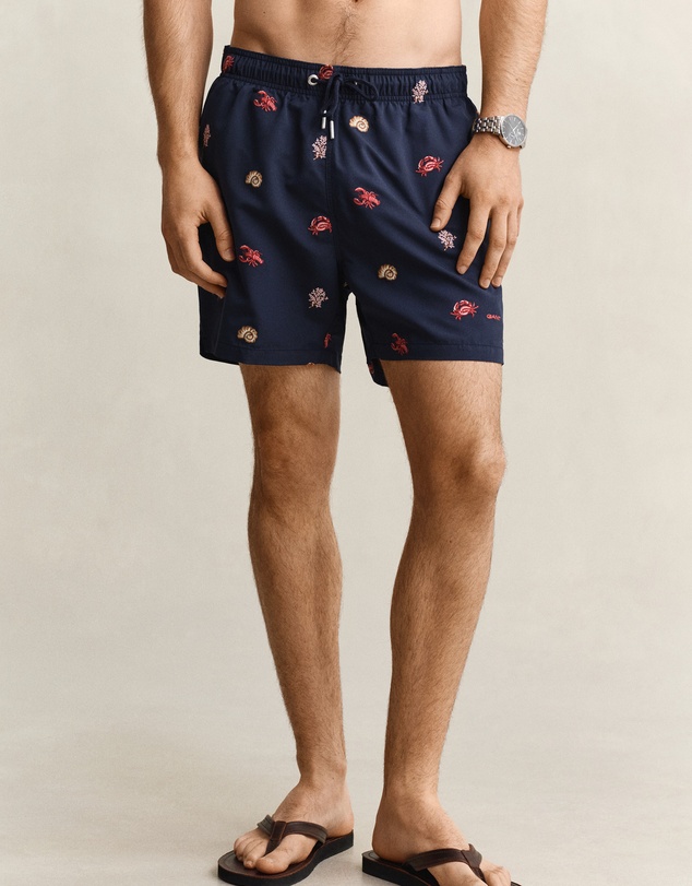 Gant - Lobster Embroidery Swim Shorts