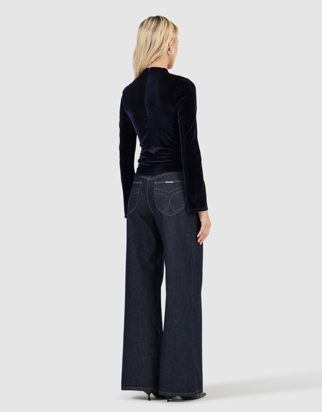 Rolla's - Cameo Long Sleeve Top Velvet