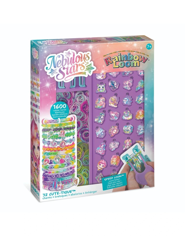 Nebulous Stars - Rainbow Loom - Charm Bracelet Set