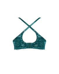 City Chic - Plus size Martine Uplift Bra - deep teal