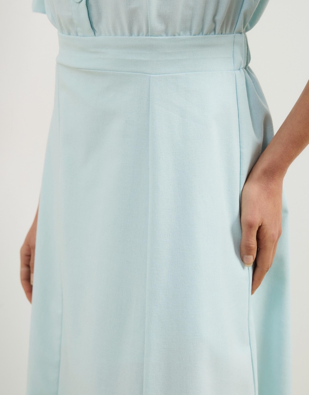 Atmos&Here - Belle Short Sleeve Shirt Maxi Dress