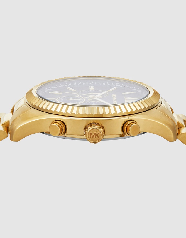 Michael Kors - Lexington Gold Tone Chronograph Watch