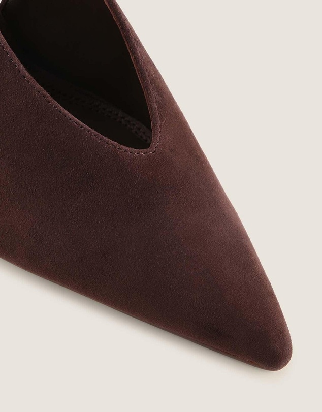 Shelly Shen - Evie High Heels Brown Suede