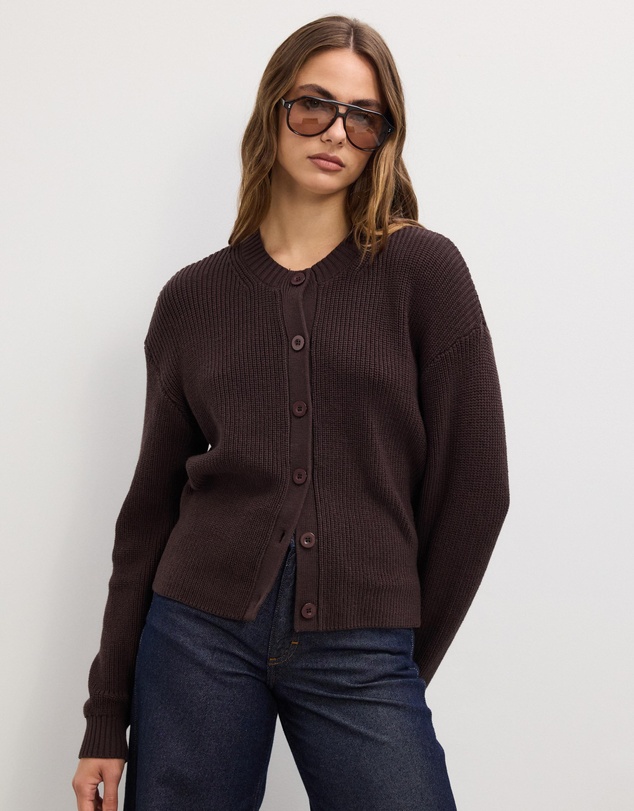 The Fated - Maia Round Neck Knit Cardigan
