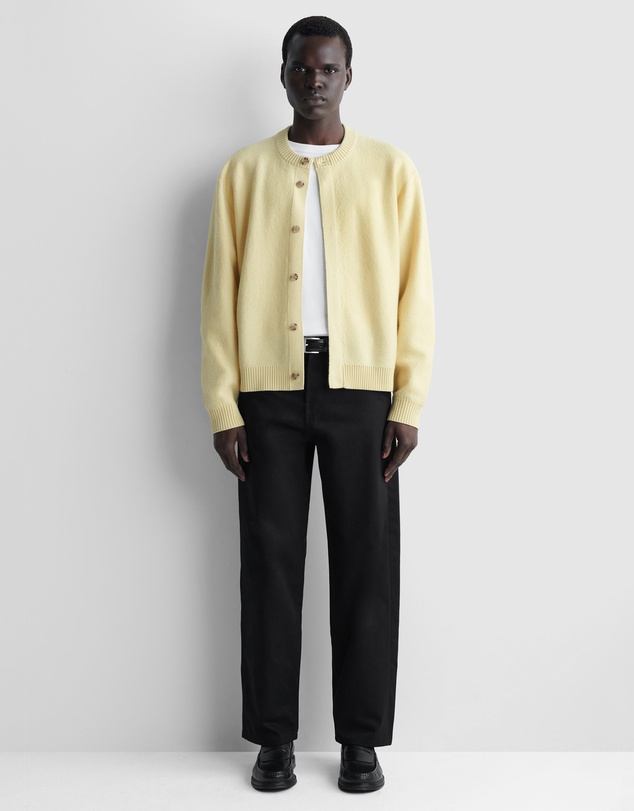 COS - Boiled-Wool Crew-Neck Cardigan