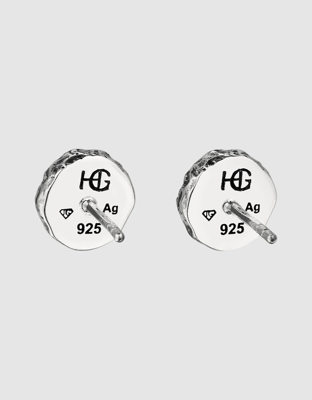 Haze & Glory - ICONIC EXCLUSIVE - Brown Jasper Stud Earrings in 925 Silver