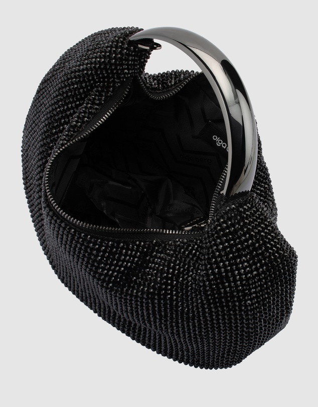 Olga Berg - Pixie Crystal Mesh Bag