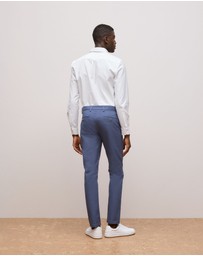 Trenery - Slim Fit Chino Pant in Dark Blue