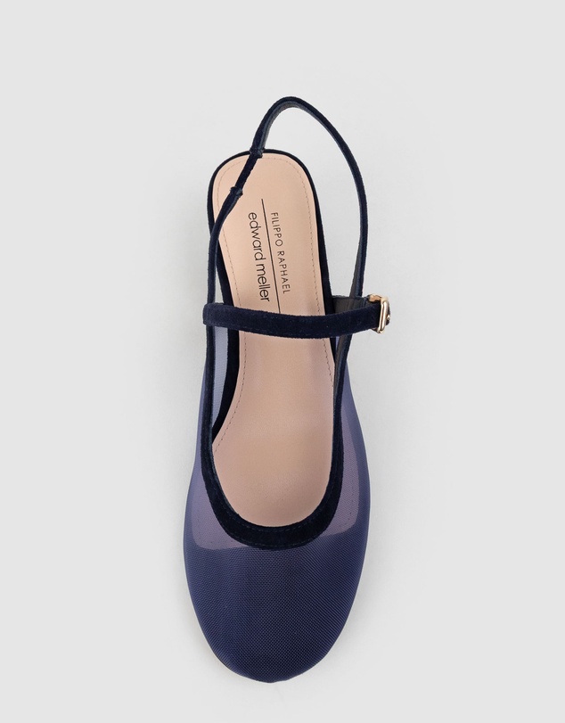 Edward Meller - DAPHNE45 Mesh Slingback Pump