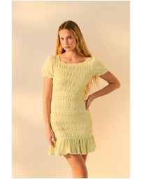 NEXT - Shirred Puff Sleeve Mini Dress