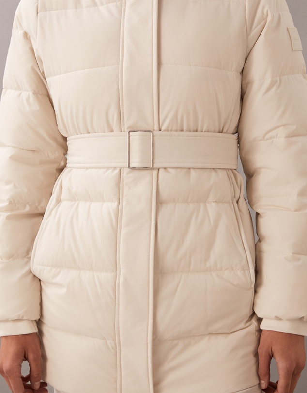 Calvin Klein - Belted Matte Quilted Jacket