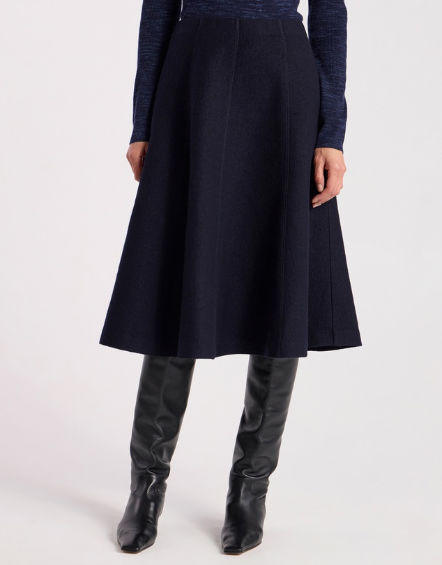 David Lawrence - Elvira Felted Wool Skirt