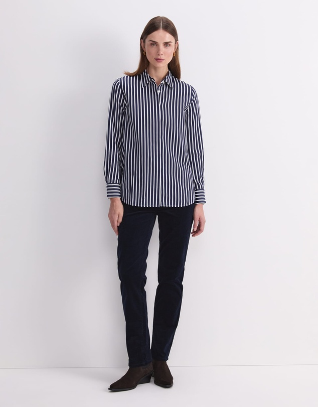 Sportscraft - Hannah Stripe Cotton Silk Shirt