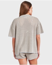 Academy Brand - Farrah Crochet Shirt