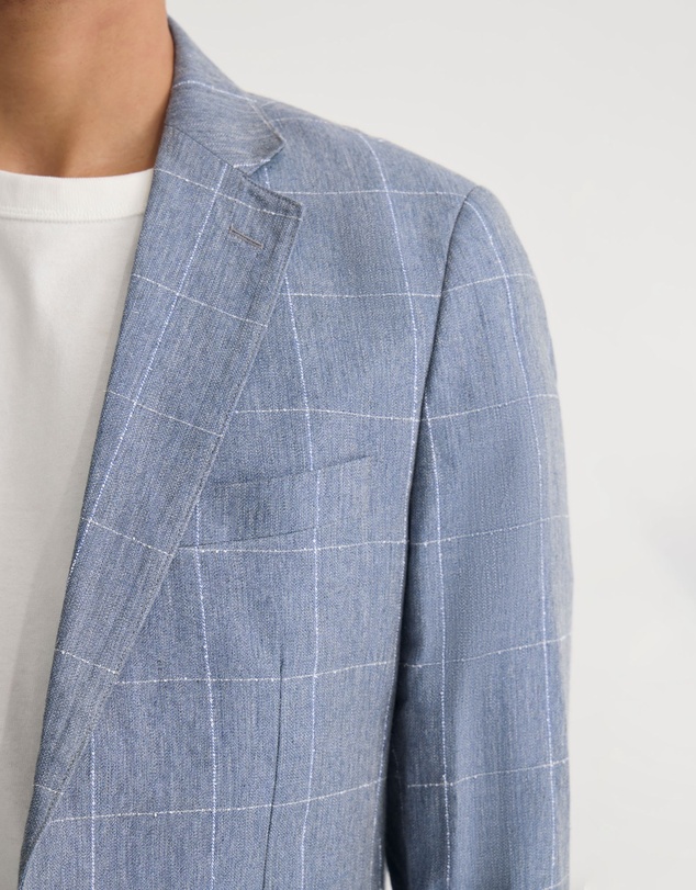 Oxford - Milton 1/2 Lined Checked Blazer