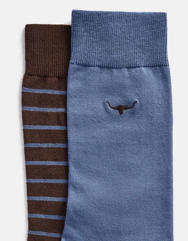 R.M.Williams - 2-Pack Nelson Stripe Socks