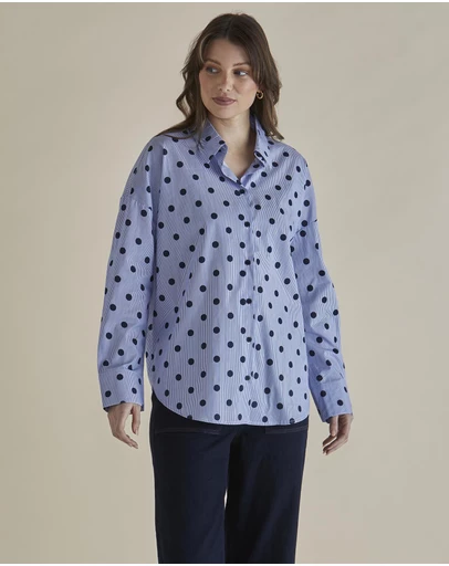 Betty Basics - Sage Shirt