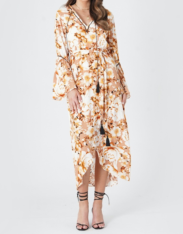 Amelius - Golden Flower Dress